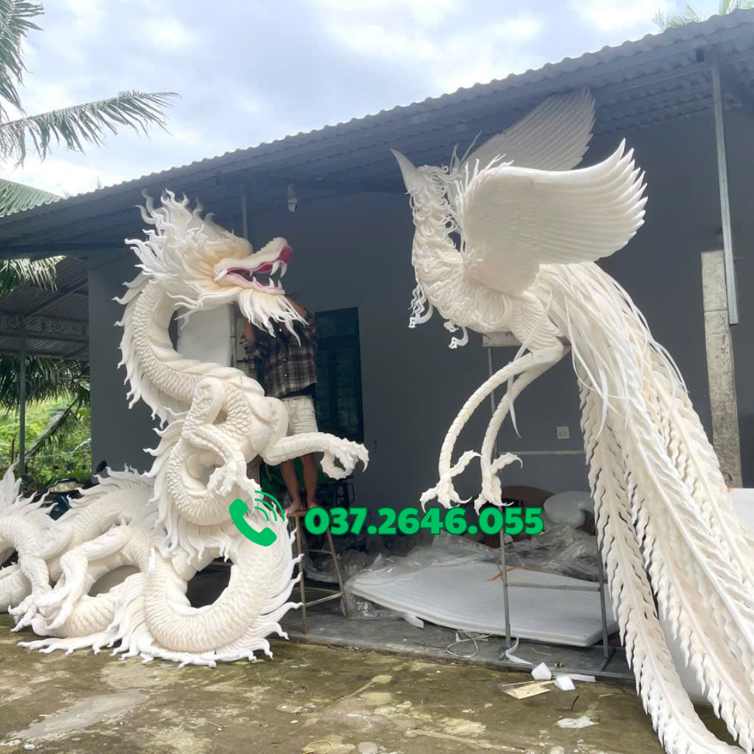 xốp làm cổng rồng phượng