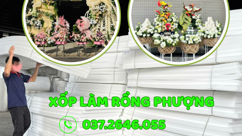 MUA MÚT XỐP DẺO LÀM TRÁP CƯỚI Ở GIA LAI