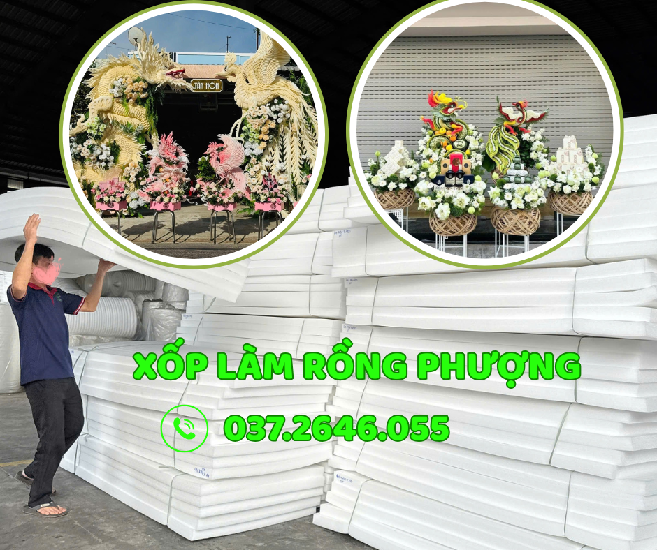 MUA MÚT XỐP DẺO LÀM TRÁP CƯỚI Ở GIA LAI