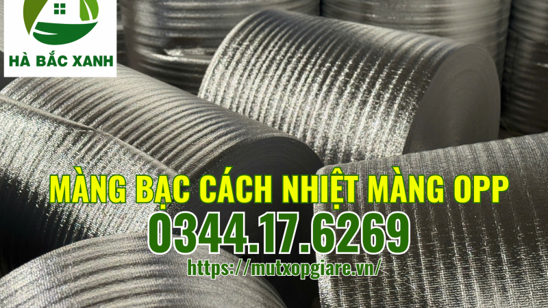 Sản xuất màng bạc cách nhiệt màng OPP tại Bắc Ninh Bắc Giang Hưng Yên – Công ty sản xuất màng bạc cách nhiệt tại Miền Bắc