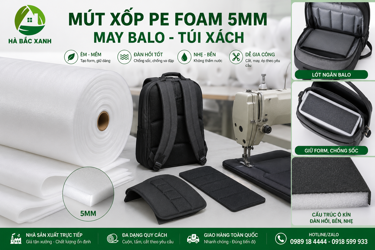 Mút xốp pe foam 5mm Mút xốp pe foam 5mm