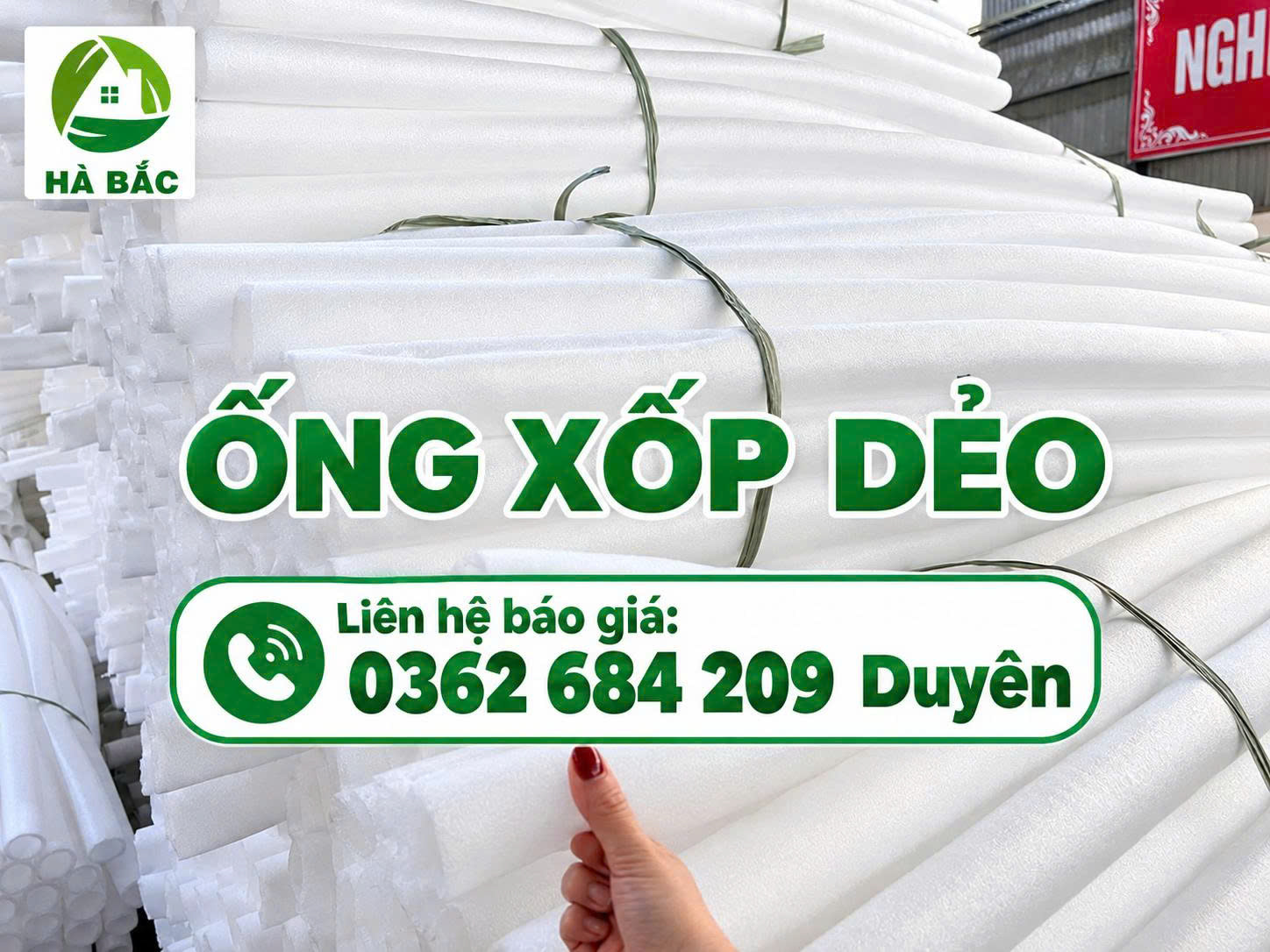 Ống rod xốp dẻo