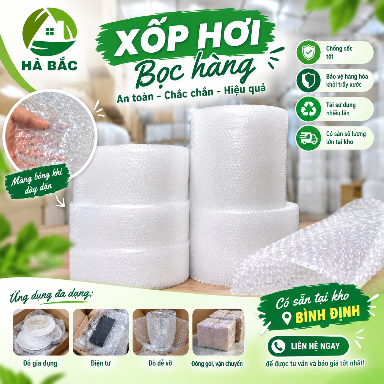 Xốp hơi đóng gói đồ điện tử – Giải pháp bảo vệ hàng hóa hiệu quả