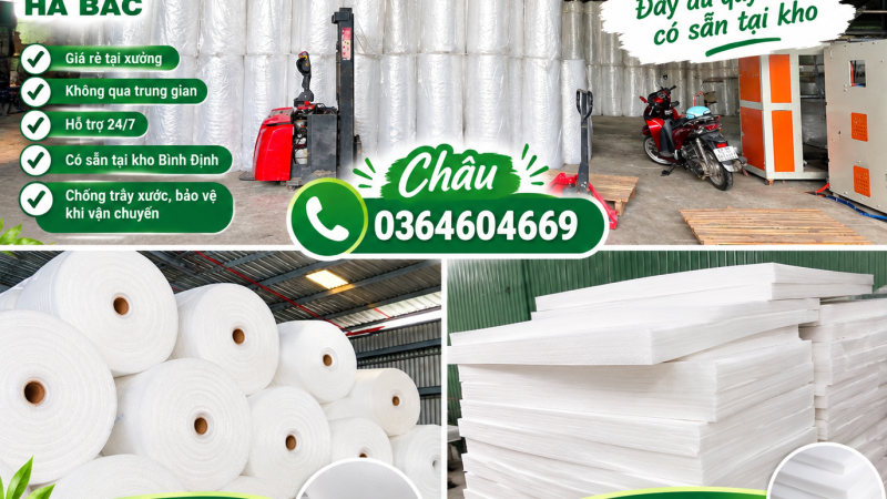 Xốp hơi bọc đồ nội thất – Giải pháp bảo vệ sản phẩm an toàn khi vận chuyển