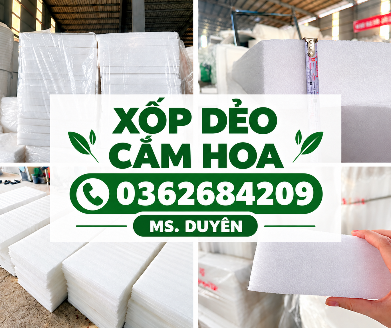 Xốp dẻo cắm hoa