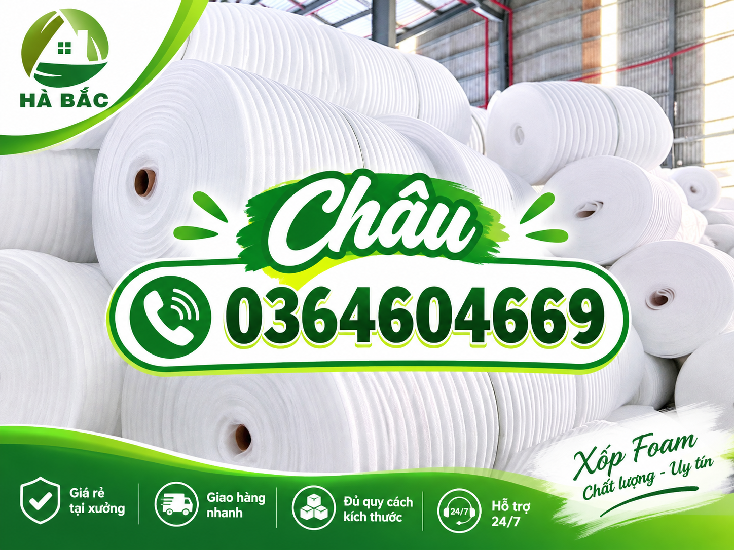 Nhà máy sản xuất màng foam