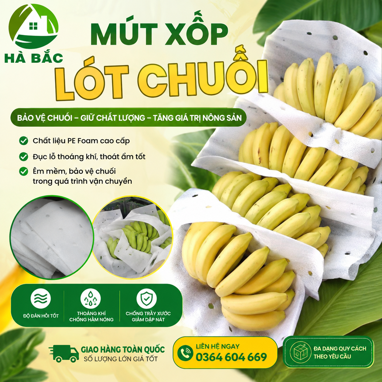Nhà Máy Sản Xuất Mút Xốp đục lỗ Lót Chuối Tại Gia Lai – Giải Pháp Bảo Vệ Nông Sản Hiệu Quả