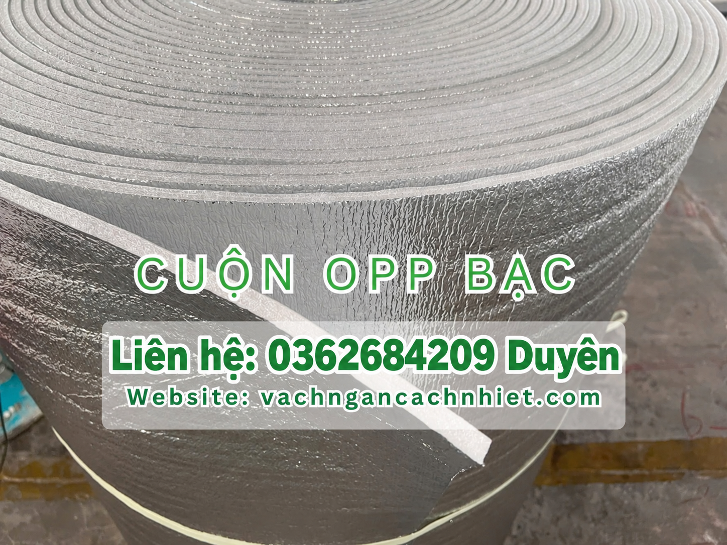 Bạc OPP cách nhiệt