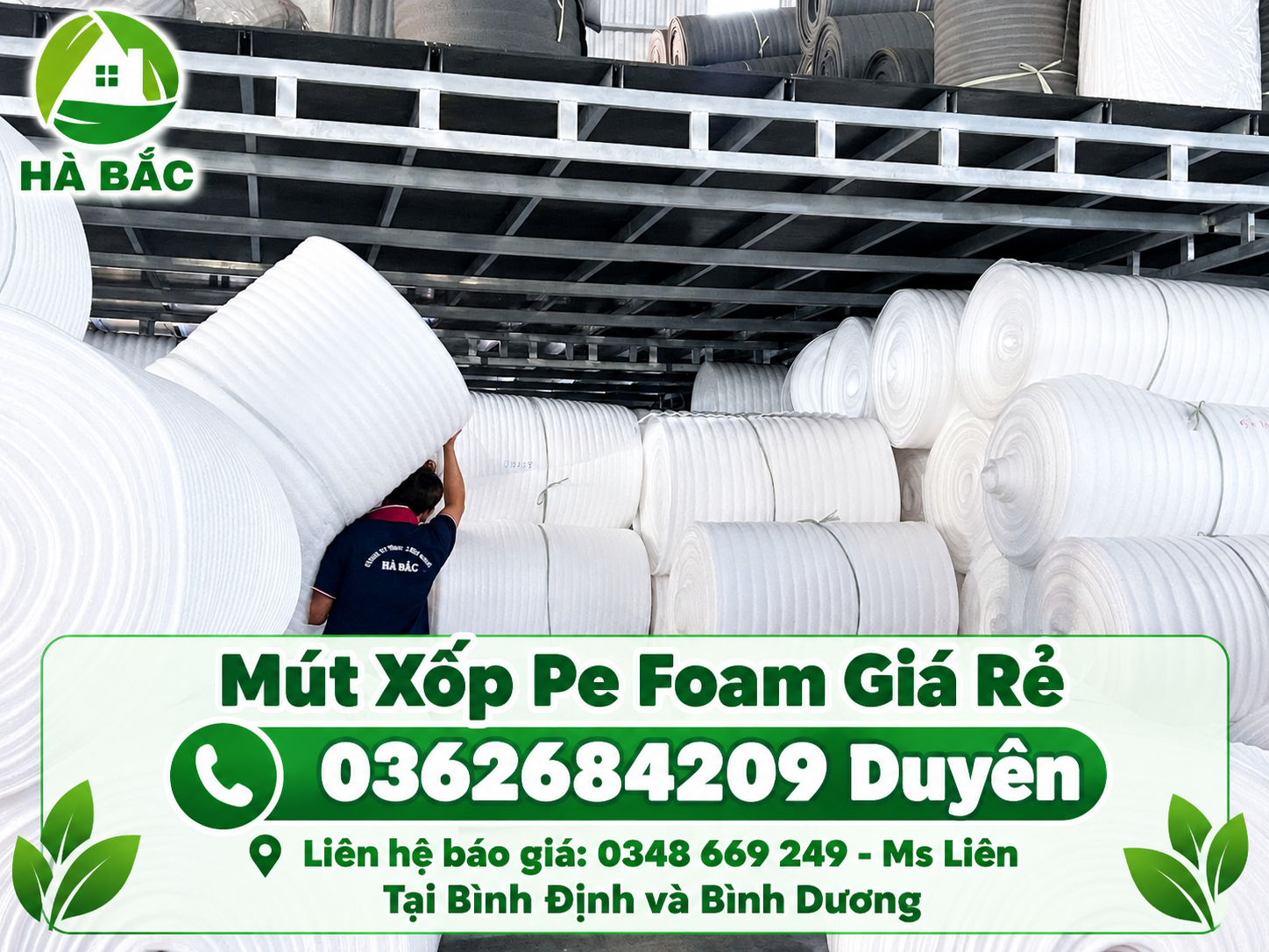Màng Foam PE các loại – Độ dày 0.5mm, 1mm, 2mm, 3mm, 5mm, 10mm