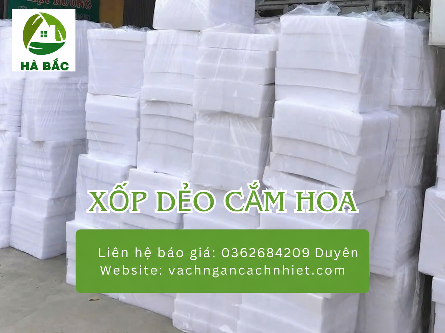 Xốp dẻo cắm hoa