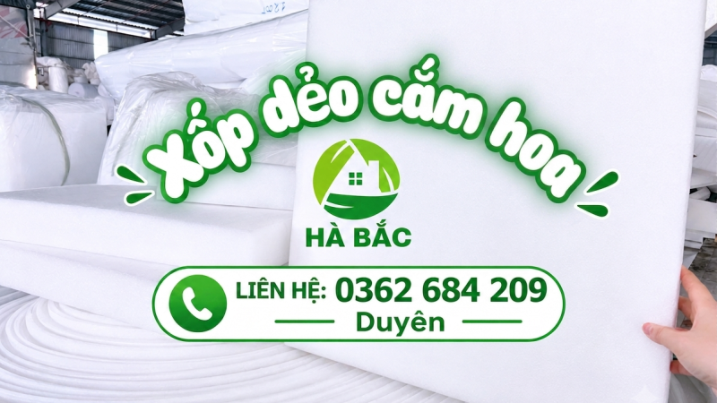 Chuẩn bị mùa hoa 20/10: Xốp dẻo cắm hoa sỉ, giá tốt cho shop