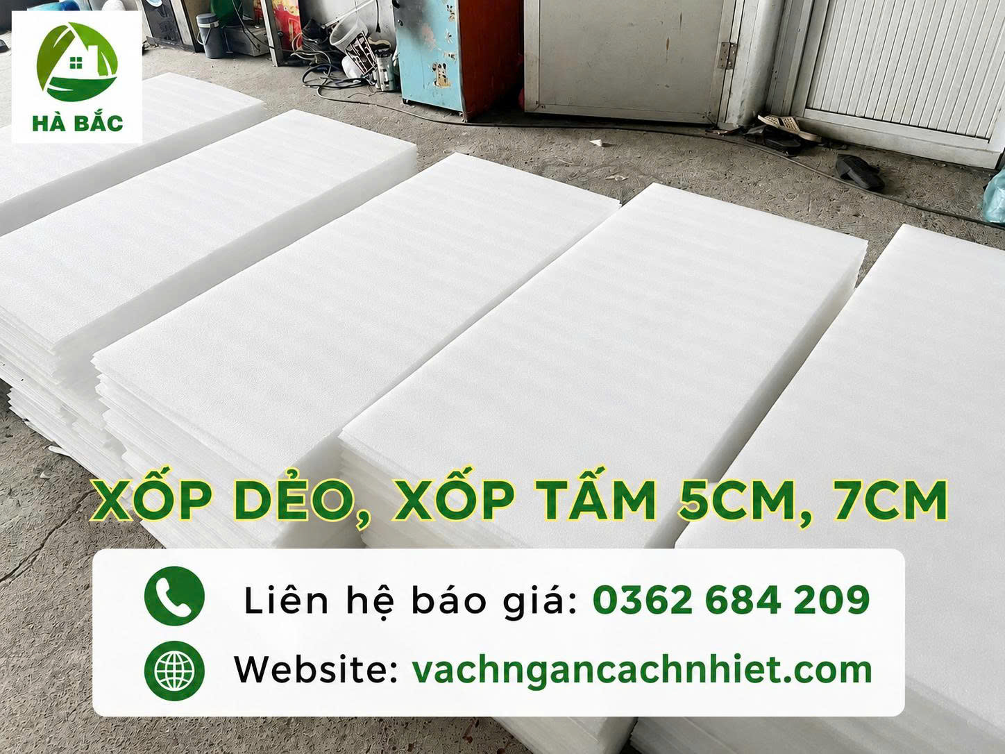xốp tấm 5cm 7cm làm tráp