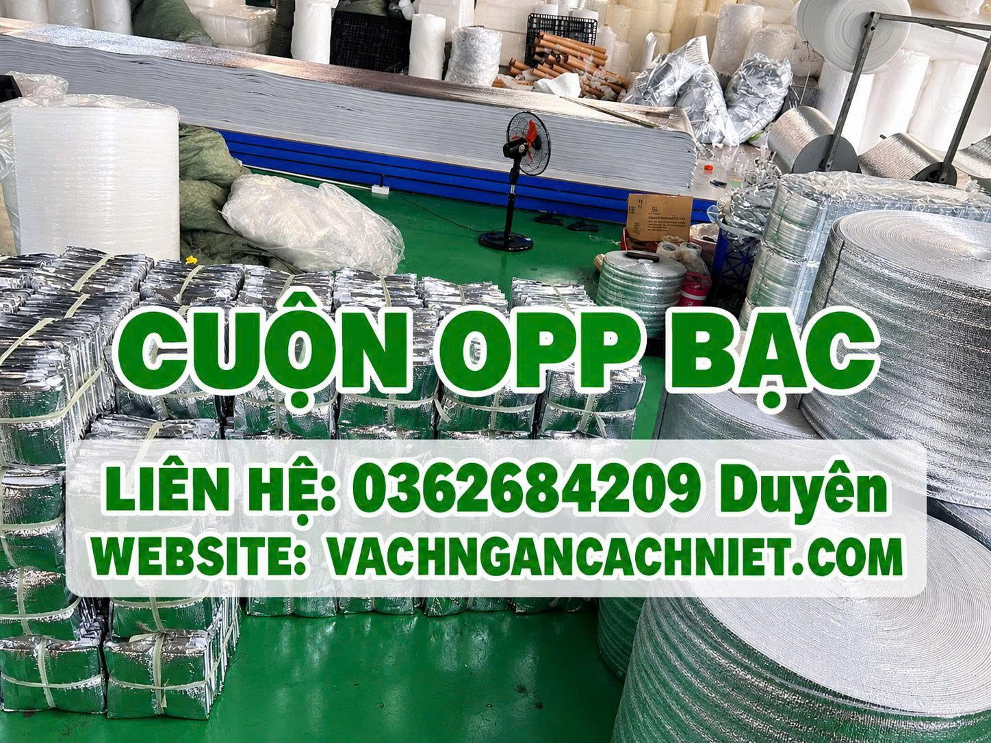 Cuộn OPP bạc