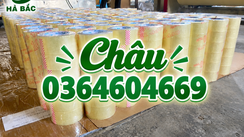 Băng Keo Giá Sỉ Cho Xưởng Sản Xuất – Giải Pháp Đóng Gói Tiết Kiệm