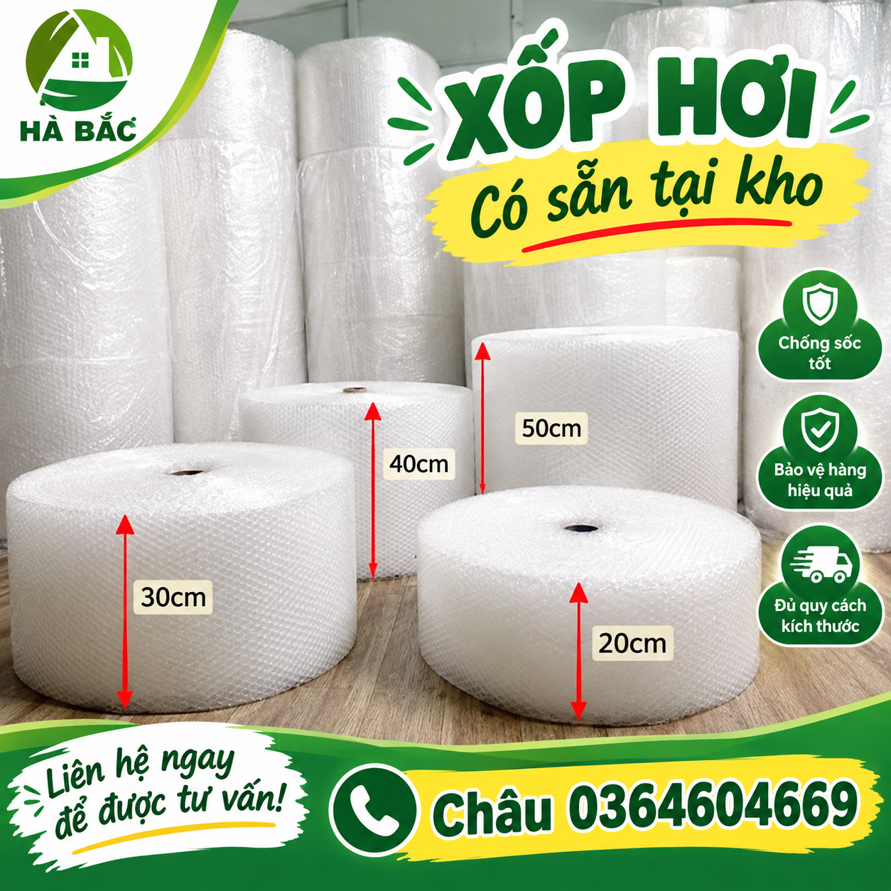 Xốp hơi 1m5 – Giải pháp đóng gói hàng hóa khổ lớn, chống va đập hiệu quả